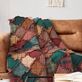 Campfire Rag Trim Plaid Patchwork Throw Blanket by Donna Sharp Thumbnail Image