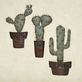 Potted Cactus Southwestern Metal Wall Art Set Thumbnail Image