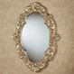 Victoria Rose Satin Gold Oval Wall Mirror Thumbnail Image