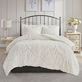 Sasha White Damask Chenille Mini Comforter Set Bedding by Madison Park Thumbnail Image