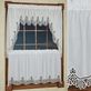 Abilene White Lace Trim Tier Window Treatment Thumbnail Image