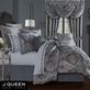 Woodhaven Steel Blue Damask Comforter Bedding by J Queen New York Thumbnail Image