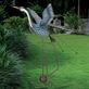 Kinetic Rocking Heron Outdoor Garden Sculpture Thumbnail Image