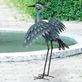 Blue Heron Wings Out 28 High Metal Outdoor Sculpture Thumbnail Image