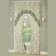 Garden Walk Embroidered Floral Swag Valance Window Treatment Thumbnail Image