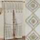 Serenta Ecru Tufted Cotton Chenille Geometric Window Treatment Thumbnail Image