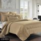 Lyndon Gold Matte Satin Quilt Bedding by J Queen New York Thumbnail Image