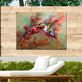 Ambrosia Hummingbird Indoor Outdoor Canvas Wall Art Thumbnail Image