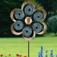 Hypnotic Gaze Outdoor Garden Wind Spinner Stake Thumbnail Image