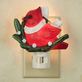 Cardinal with Mistletoe Holiday Nightlight by Roman Lights Thumbnail Image