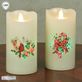 Kurt Adler Holiday Fiber Optic LED Flameless Candle with Timer Thumbnail Image