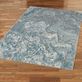 Avalon Glacier Blue and Gray Abstract Area Rugs Thumbnail Image