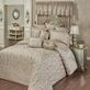 Davenport Scroll Sand Oversized Bedspread Luxury Bedding Thumbnail Image