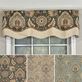 Rothenham Jacobean Medallion Layered Scalloped Window Valance Thumbnail Image