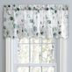 Lathrop Crushed Taffeta Botanical Leaf Semi Sheer Scalloped Window Valance Thumbnail Image