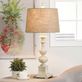 Kella Cream and Brushed Gray Traditional Table Lamp Thumbnail Image
