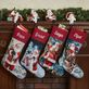 Dona Gelsinger Santa Tapestry Jacquard Woven Christmas Stockings Thumbnail Image