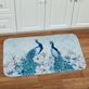 Blue Peacocks Memory Foam Cushioned Mat Thumbnail Image