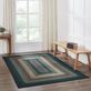 Pine Grove Green Braided Rug with Included Rug Pad by Oak & Asher Thumbnail Image