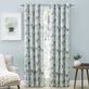Serene Garden Floral Room Darkening Grommet Curtain Panel Thumbnail Image