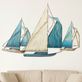 Sailboat Nautical Indoor Outdoor Metal Wall Sculpture Thumbnail Image