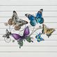 Butterfly Flutter Indoor Outdoor Metal Wall Sculpture Thumbnail Image