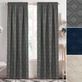 Rexford Clipped Geometric Design Curtain Panel Thumbnail Image