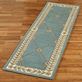 Fleurette Handcarved Trellis Traditional Wool 7 Foot 6 Inch Long Rug Runner Thumbnail Image
