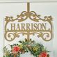 Bower Gold Over the Door Personalized Wreath Hanger by JasonW Studios Thumbnail Image