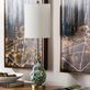 Snicarte Long Neck Painted Glass Teardrop Table Lamp Thumbnail Image