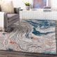 Tibetan Abstract Marbled Design Area Rugs Thumbnail Image