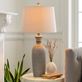 Abellona Hand Finished Brushed Gray Table Lamp Thumbnail Image