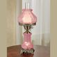 Isabel Pink Handblown Glass Vintage Style Hurricane Table Lamp Thumbnail Image