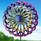 Cosmic Twirl Flower Outdoor Garden Wind Spinner Stake Thumbnail Image