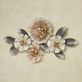 Floral Rhapsody Hand-finished Elegant Metal Wall Art Sculpture Thumbnail Image