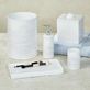 Lauralynn White Glazed Ceramic Bath Accessories by J Queen New York Thumbnail Image