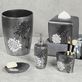 Erica Metallic Gray Floral Bath Accessories Thumbnail Image
