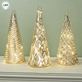 Dimensional LED Lighted Mercury Glass Tree Table Accent Set Thumbnail Image