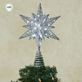 Kurt Adler Silver Starburst LED Lighted Tree Topper Thumbnail Image
