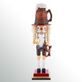 Kurt Adler Hollywood Beer and Pretzel Decorative Wood Nutcracker Figure Thumbnail Image