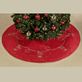 Kurt Adler Sequin Stocking Red Christmas Tree Skirt Thumbnail Image