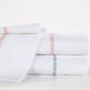 350 TC Laurel Leaf Embroidered White Cotton Sheet Set Thumbnail Image