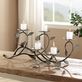 Bird and Flowers Curving Branch Tabletop Votive Candelabra Thumbnail Image