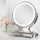 Glamour 5x Magnifying LED Lighted Countertop Vanity Mirror Thumbnail Image