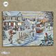 Bringing Home the Tree Lighted Victorian Christmas Canvas Wall Art Thumbnail Image