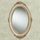 Cambria Ivory and Beige Traditional Oval Wall Mirror Thumbnail Image