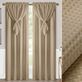 Altura Waffle Weave Curtain Panel with Attached Ascot Valance Thumbnail Image