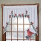 Holly Cardinals Holiday Window Valances Thumbnail Image