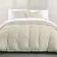 Hera Ecru Woven Viscose Linen Mini Comforter Set Bedding Thumbnail Image