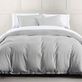 Hera Light Gray Woven Viscose Linen Mini Comforter Set Bedding Thumbnail Image